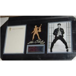 Elvis Presley Framed Limited Edition Personal Stationary