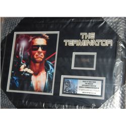 Arnold Schwarzenegger Framed Limited Edition Terminator II Prostheic