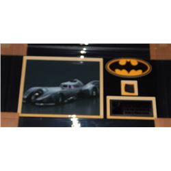 Batman Framed Limited Edition Swatch of Batmobile Upholstery