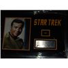 Image 1 : Star Trek Framed Limited Edition Fabric Swatch
