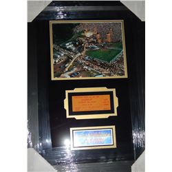 Woodstock Framed Limited Edition Original Unused Ticket