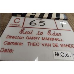 Exit to Eden Original Set Used Clapboard