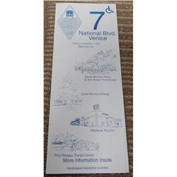 Screen Used Prop Bus Schedule Keanu Reeves Sandra Bullock Speed