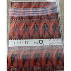 Michael Jackson This is It Lenticular Ticket Printers Proof