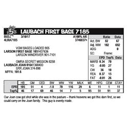 LAUBACH FIRST BASE 7185