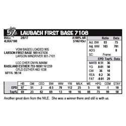 LAUBACH FIRST BASE 7108