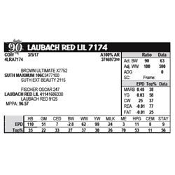 LAUBACH RED LIL 7174