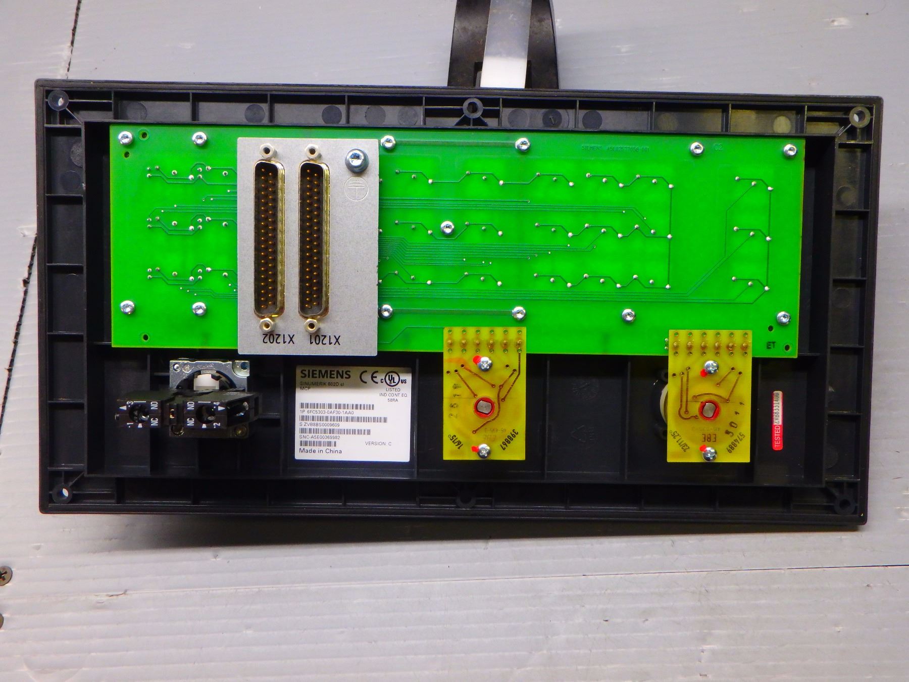 SIEMENS 6FC5303-0AF30-1AA0 SINUMERIK 802D SL MCP CONTROL PANEL