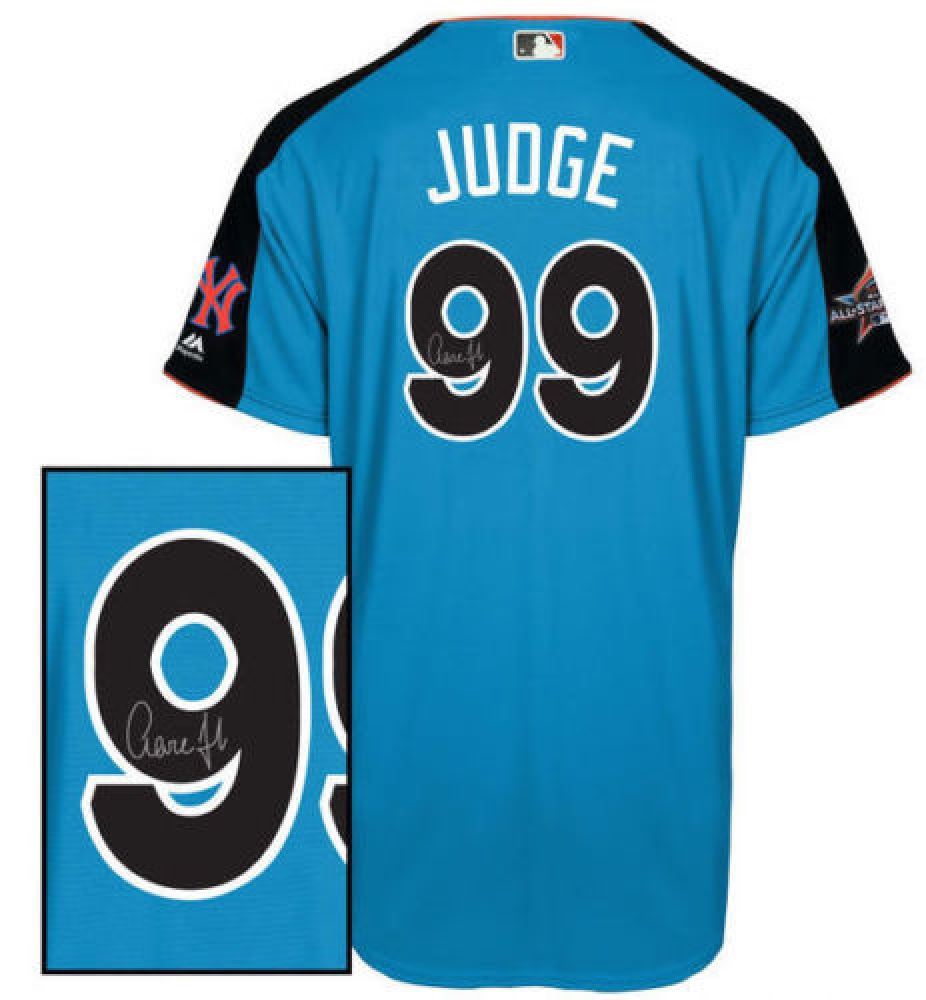aaron judge signed jersey