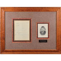 John F. Kennedy 1955 'Profiles in Courage' Hand-Annotated Speech Manuscript Page
