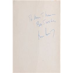 John F. Kennedy Signed Book