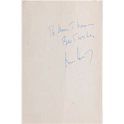 John F. Kennedy Signed Book