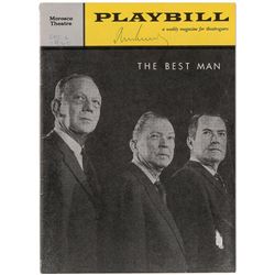 John F. Kennedy Signed Playbill