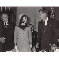 John and Jacqueline Kennedy Oversized Fort Worth Photograph by Gene Gordon