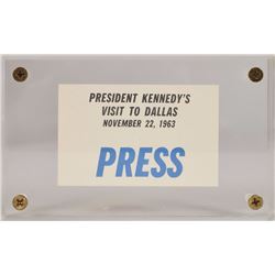 John F. Kennedy Dallas Visit Badges