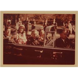 John F. Kennedy Dallas Motorcade Photograph