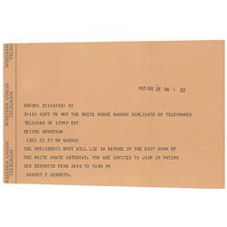 Robert F. Kennedy Telegrams