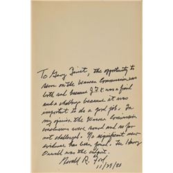 Gerald Ford Signed Book