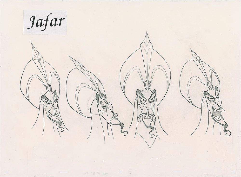 Jafar Model Jafar Aladdin Model Sheet