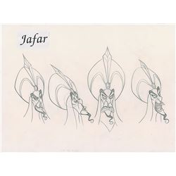 Jafar Character Model Drawing from Aladdin