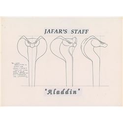 Jafar's Staff Model Drawing from Aladdin