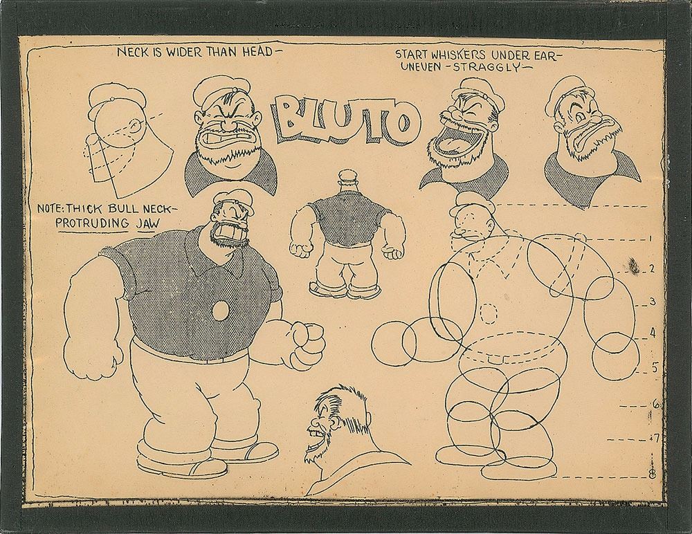 Bluto Drawing Instructions