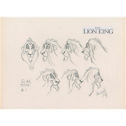 Scar Character Model Drawing from The Lion King