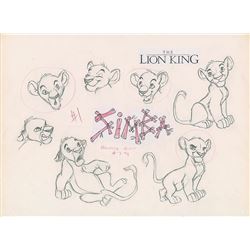 Simba Character Model Drawing from The Lion King