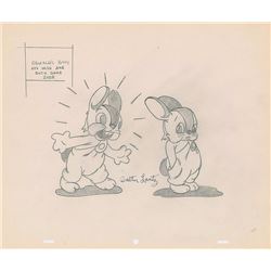 Oswald the Rabbit Pre-Production Drawing