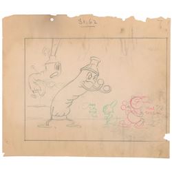 Oswald the Rabbit Production Drawing