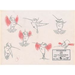 Flit Character Model Drawings from Pocahontas