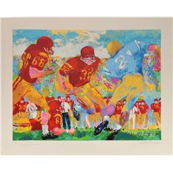 Leroy Neiman and O.J. Simpson