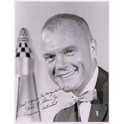 John Glenn Signed Letter and Photograph