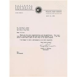 Gus Grissom 1962 Typed Letter Signed