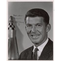 Wally Schirra 1961 Signed Letter and Photograph