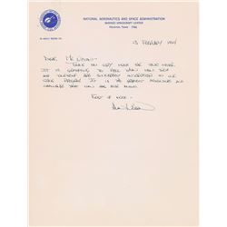 Alan Bean 1964 Handwritten Letter