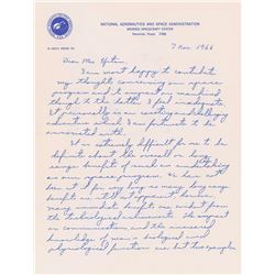 Charlie Duke 1966 Autograph Letter Signed