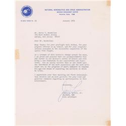 James Lovell 1969 Typed Letter Signed