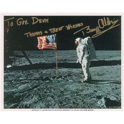 Buzz Aldrin Pair of Signed Photographs