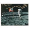 Image 1 : Buzz Aldrin Pair of Signed Photographs