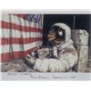 Image 1 : Alan Bean Set of (3) Signed Photographs