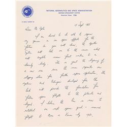 Jim Irwin 1966 Autograph Letter Signed
