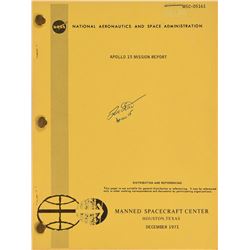 Dave Scott Signed Apollo 15 Mission Report