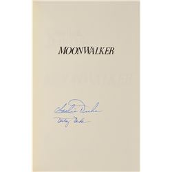 Charlie Duke Pair of Signed Photographs and Book