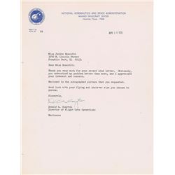 Deke Slayton Set of (4) Signed Items