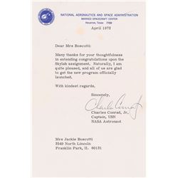 Charles Conrad 1972 Typed Letter Signed
