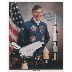 John Young Signed Photograph