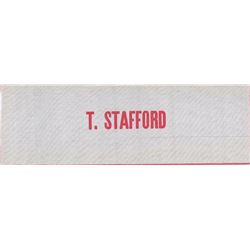 Apollo 10: Stafford and Cooper Pair of Name Tags
