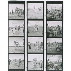 Apollo 17 Set of (4) Original Vintage NASA Contact Sheets