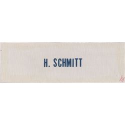 Apollo 17: Cernan and Schmitt Pair of Name Tags